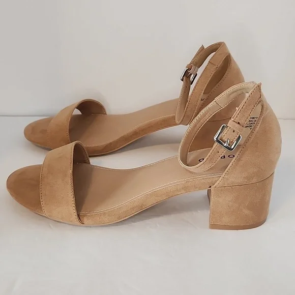 Torrid ankle strap black heel sandals (WW) - Picture 3 of 7